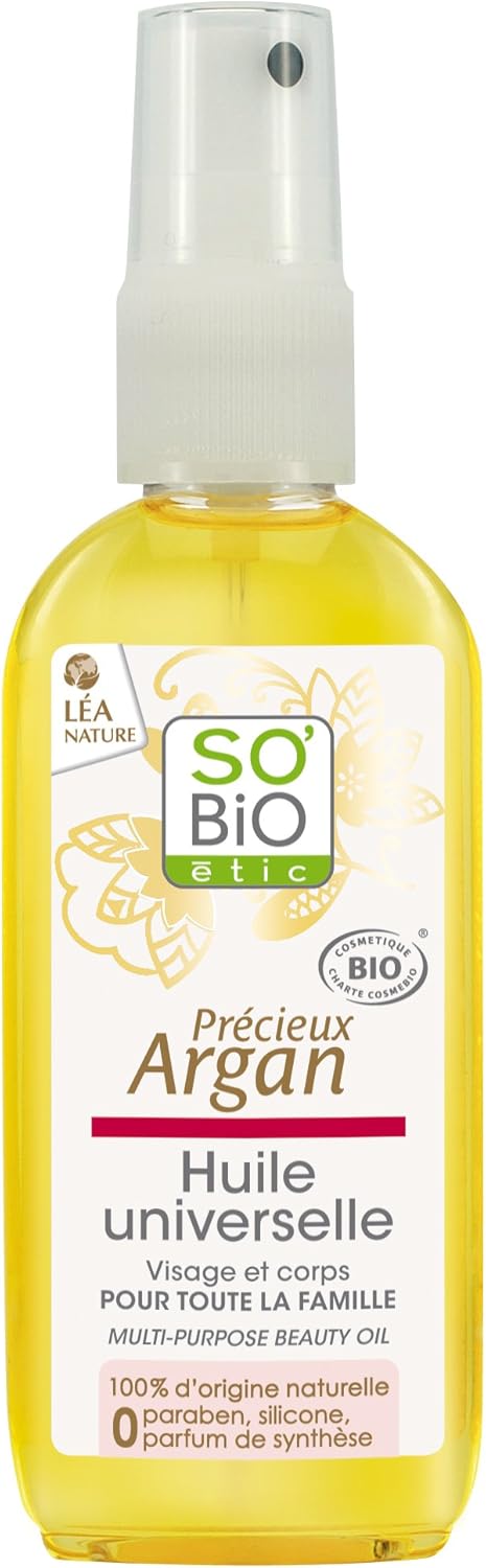 So'Bio Étic Universal Organic Argan Oil In Spray Bottle 100 Ml