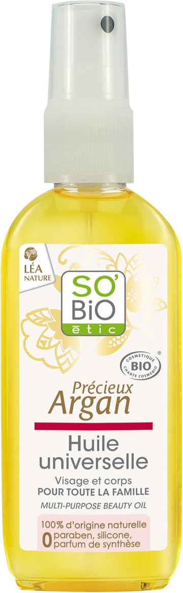 So'Bio Étic Universal Organic Argan Oil In Spray Bottle 100 Ml