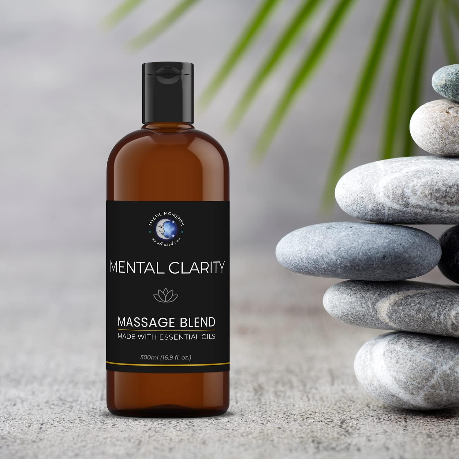 Mystic Moments | Mental Clarity Aromatherapy Massage Oil Blend 1 litre - Natural Massage Blend Made with Essential Oils for Spa & Massage Therapy : Amazon.co.uk: Health & Personal Care