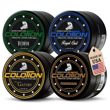 Bossman Colotion (Vetiver X Scent) – 2-In-1 Men'S Lotion & Cologne, Moisturizing & Hydrating Scented Body Cream For Daily Use