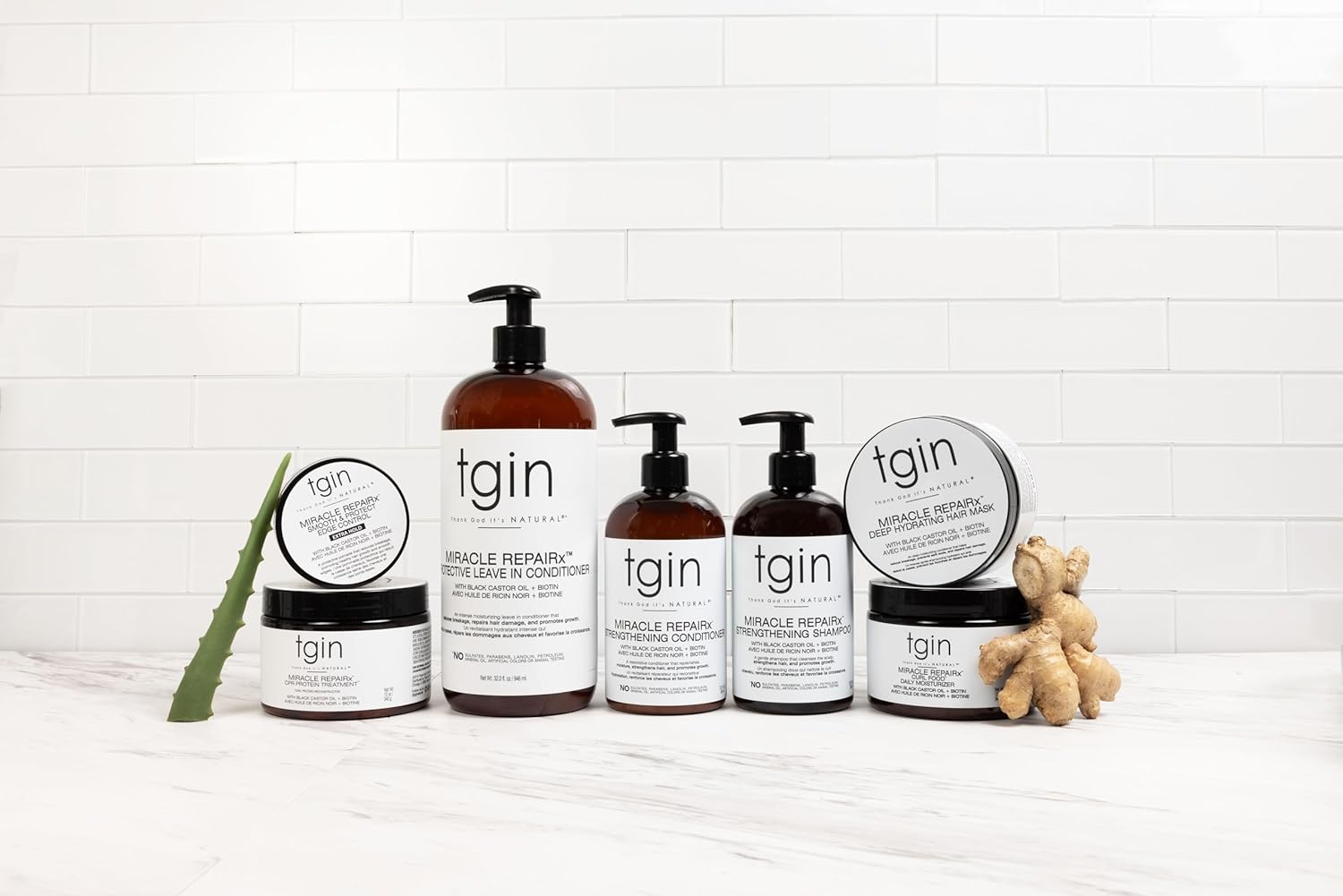 Tgin Miracle Repair Protective Leave In Conditioner For Natural, Dry, Curly Hair - 13 Oz
