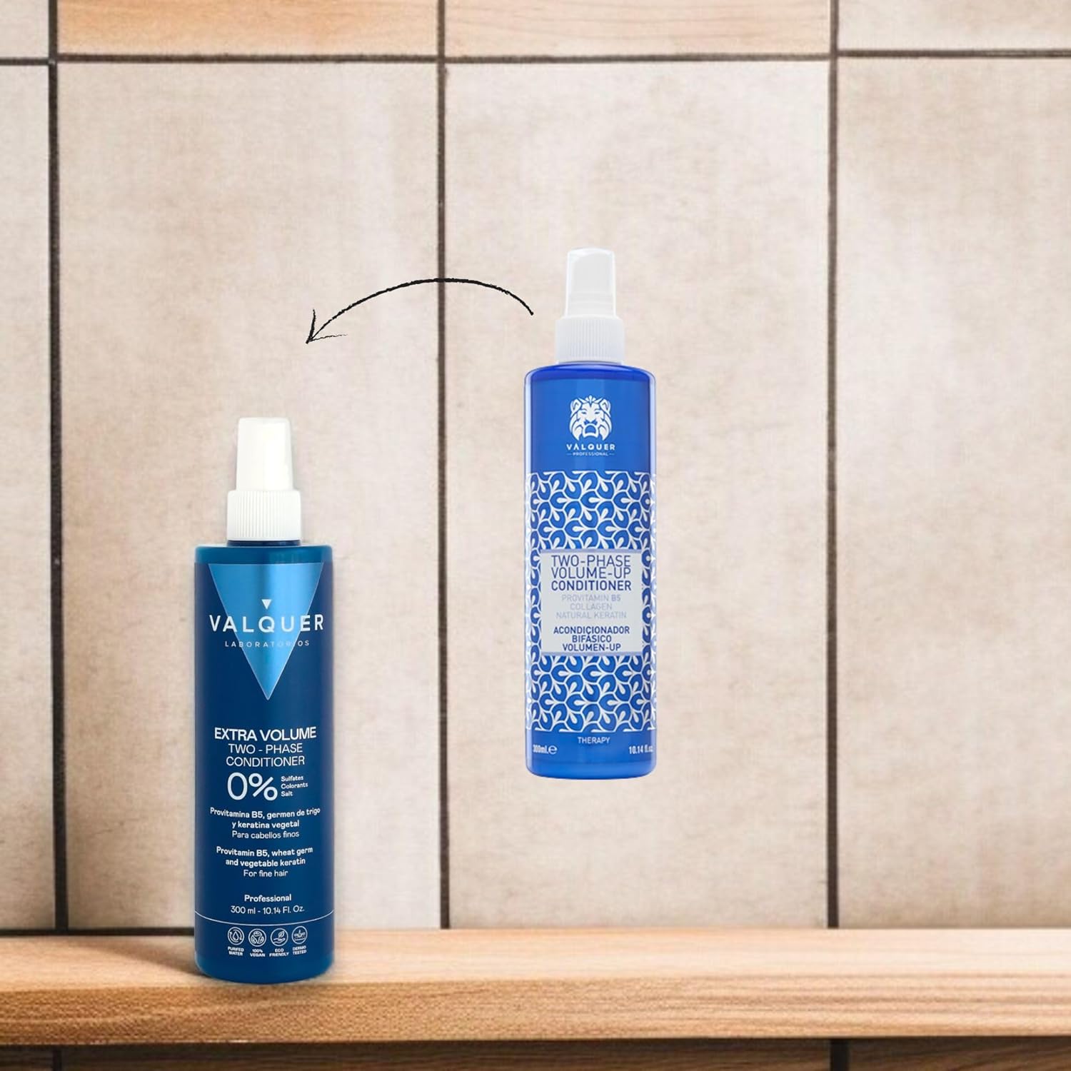 Valquer Profesional - Valquer Volumen-up two-phase hair conditioner (no sulfates, no dyes, no salt, no parabens, no MIT) for volume hair - 300 ML : Amazon.co.uk: Beauty