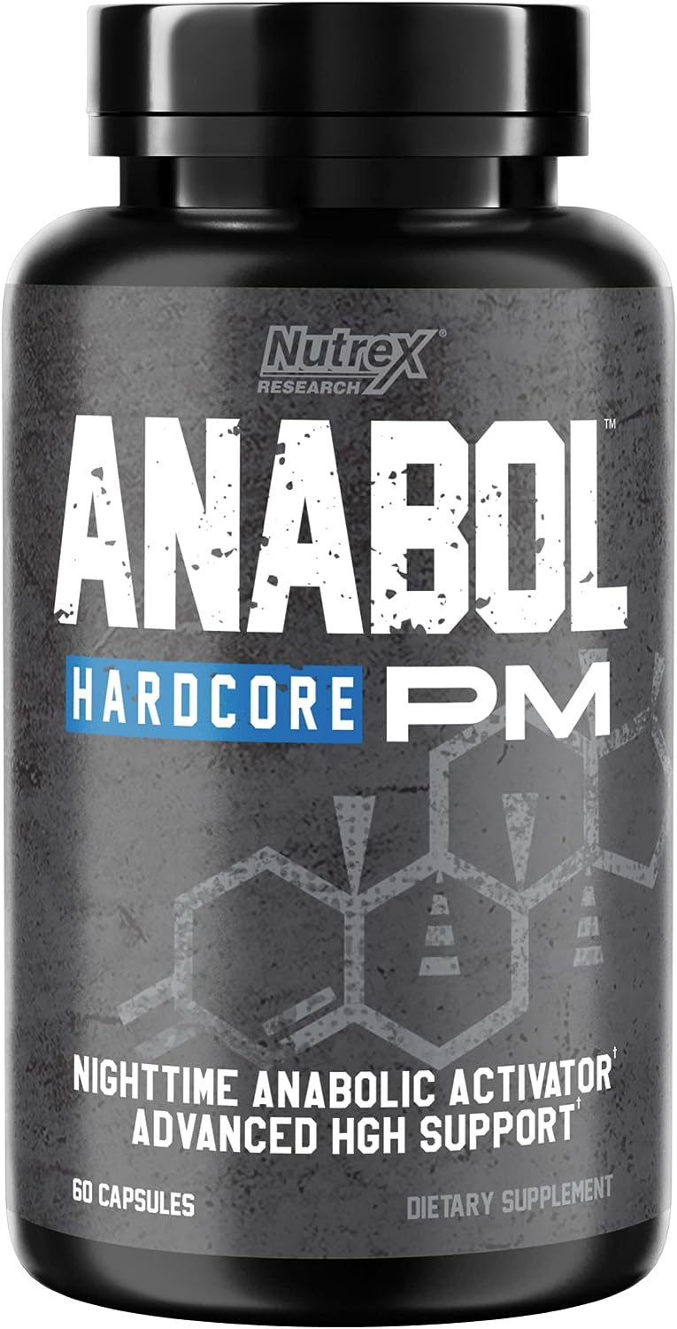 Anabol PM Nighttime Muscle Builder & Sleep Aid | Anabolic Muscle Building Supplement | Clinically Researched RIPFACTOR, Epicatechin & More | Post Workout Muscle Recovery & Strength – 60 Pills