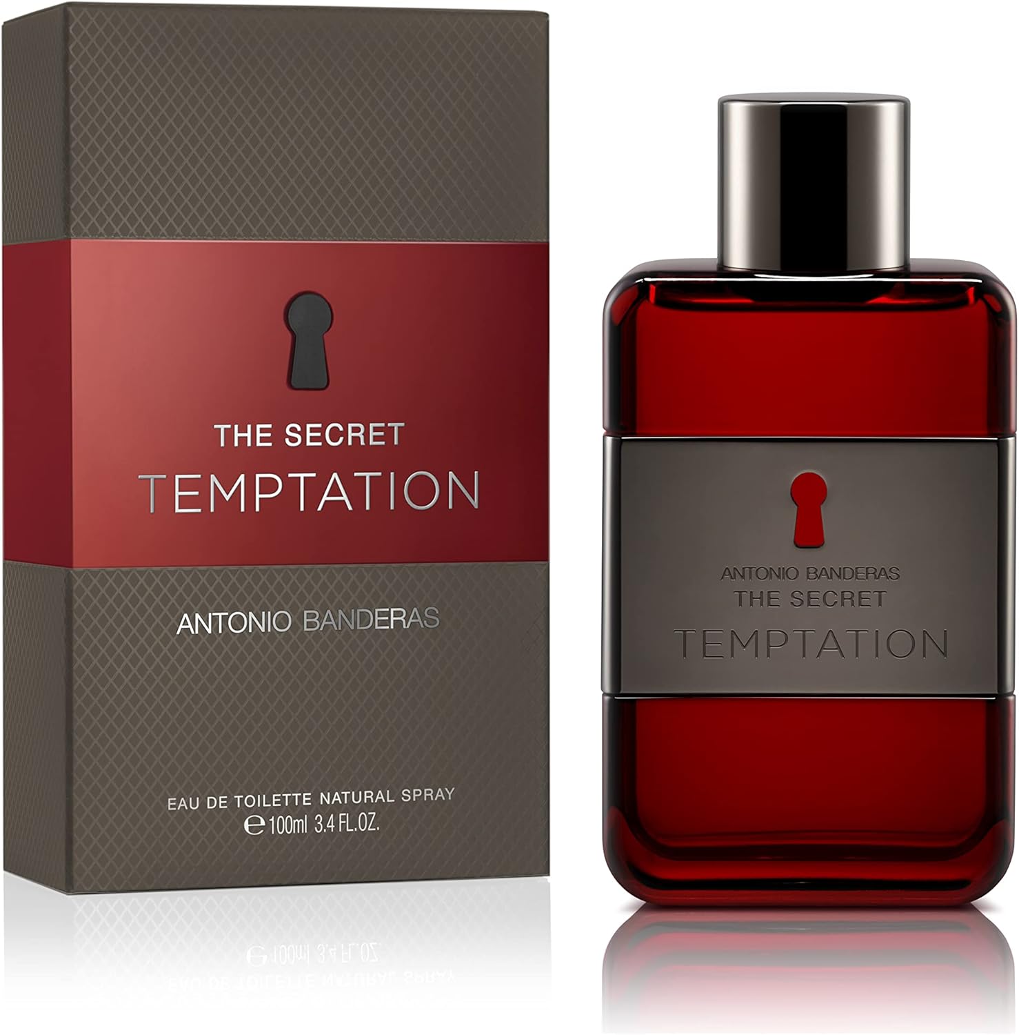 Banderas Perfumes - Secret Temptation - Eau De Toilette For Men - Long Lasting - Masculine, Elegant And Sexy Fragance - Aromatic, Woody And Vanilla Notes - Ideal For Day Wear - 100 Ml