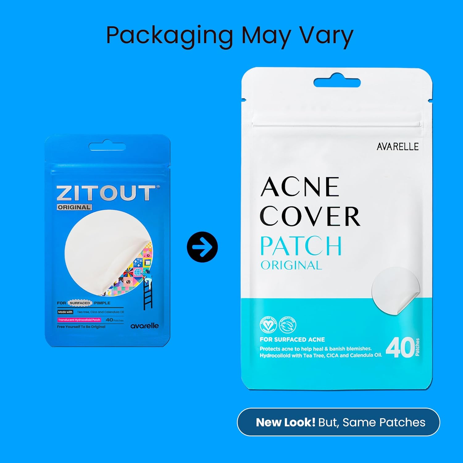 Avarelle Acne Cover Patches, Fsa Hsa Eligible Hydrocolloid Pimple Patches For Face With Tea Tree Oil, Korean Skincare Zit Patches For Face | Fsa Hsa Store Eligible Items | Vegan, Cruelty-Free : Beauty & Personal Care