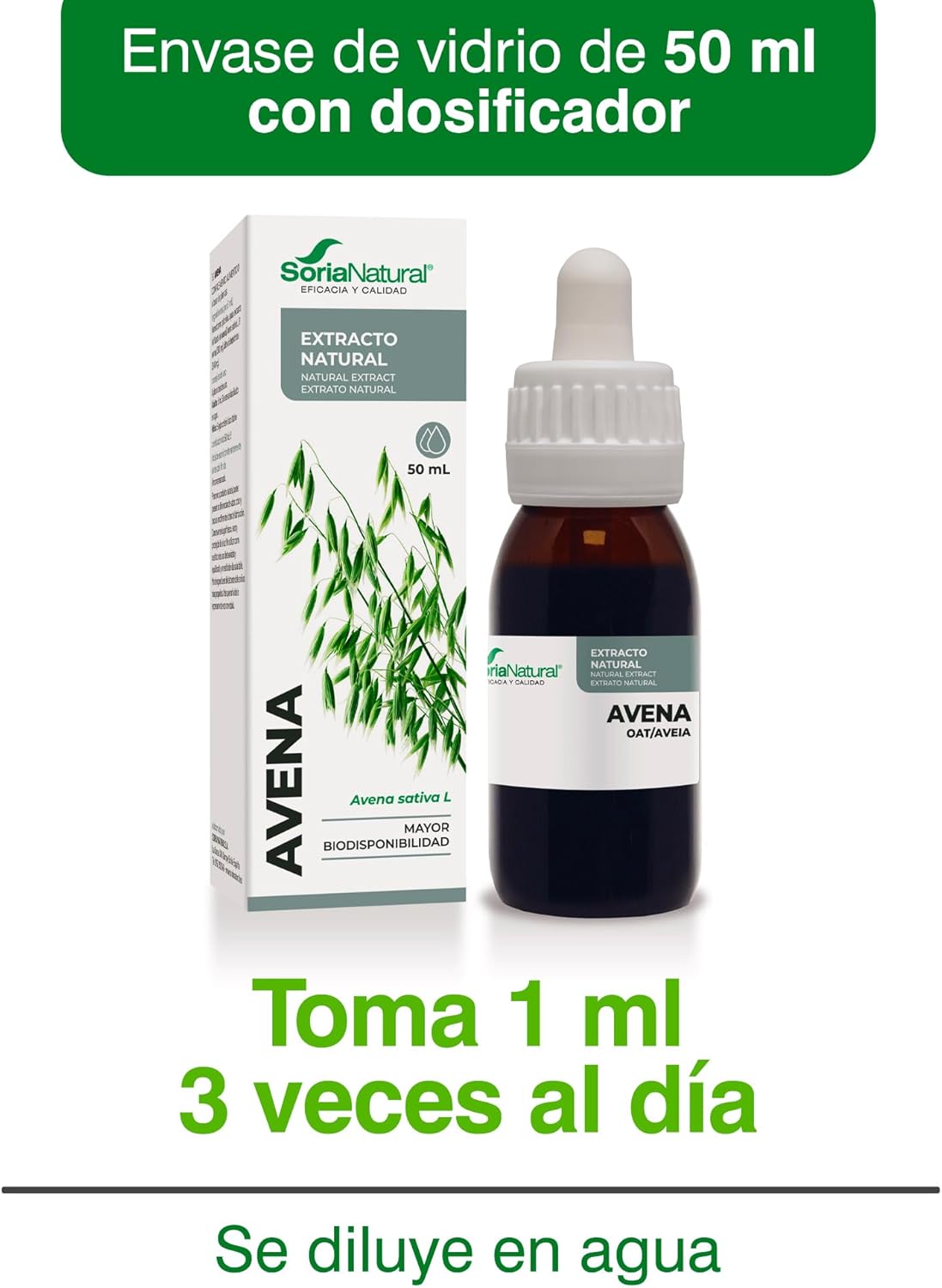 Soria Natural Ext. Avena Glic. 50Ml Soria 1 Unit 50 G
