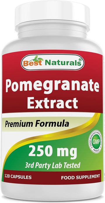 Best Naturals Pomegranate Extract 250 mg 120 Capsules