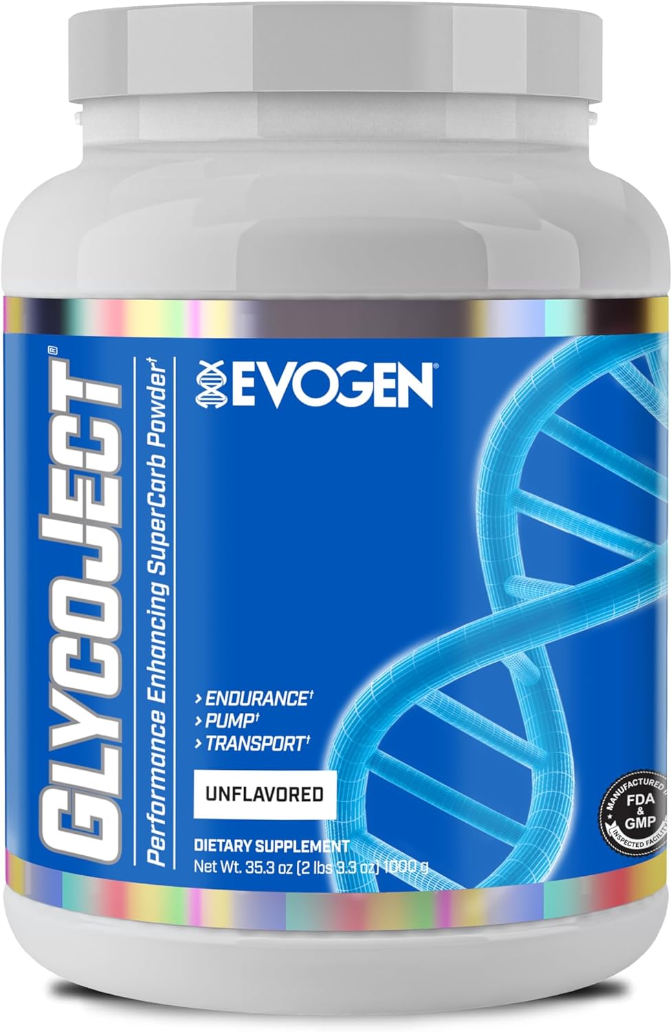 Evogen Glycoject - Super Carb Powder | Rapid Absorption For Preworkout | Carbohydrate Powder For Endurance | Post-Workout Or Pre Workout Powder For Men & Women | Watermelon | 37 Servings