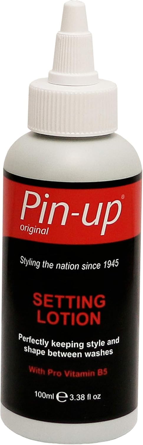 Pin-up Setting Lotion, Perm Setting Lotion for Flexible Hold and Deep Shine, Helps Hold Style and Shape Between Washes with Pro Vitamin B5, 100ml Trio Pack : Amazon.co.uk: Beauty