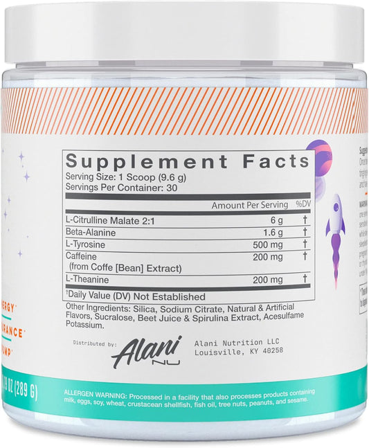 Alani Nu Pre-Workout - Galaxy Lemonade (30 Servings)