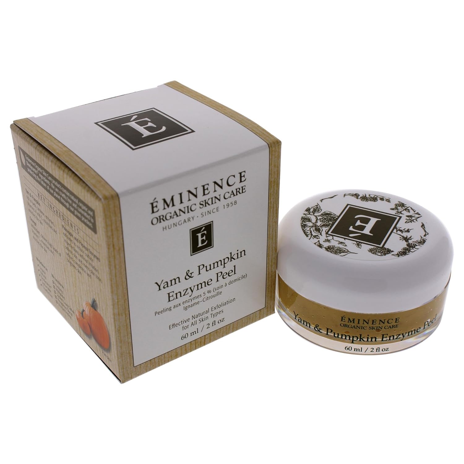 Eminence Yam And Pumpkin Enzyme Peel, 2 Ounce, White : Beauty & Personal Care