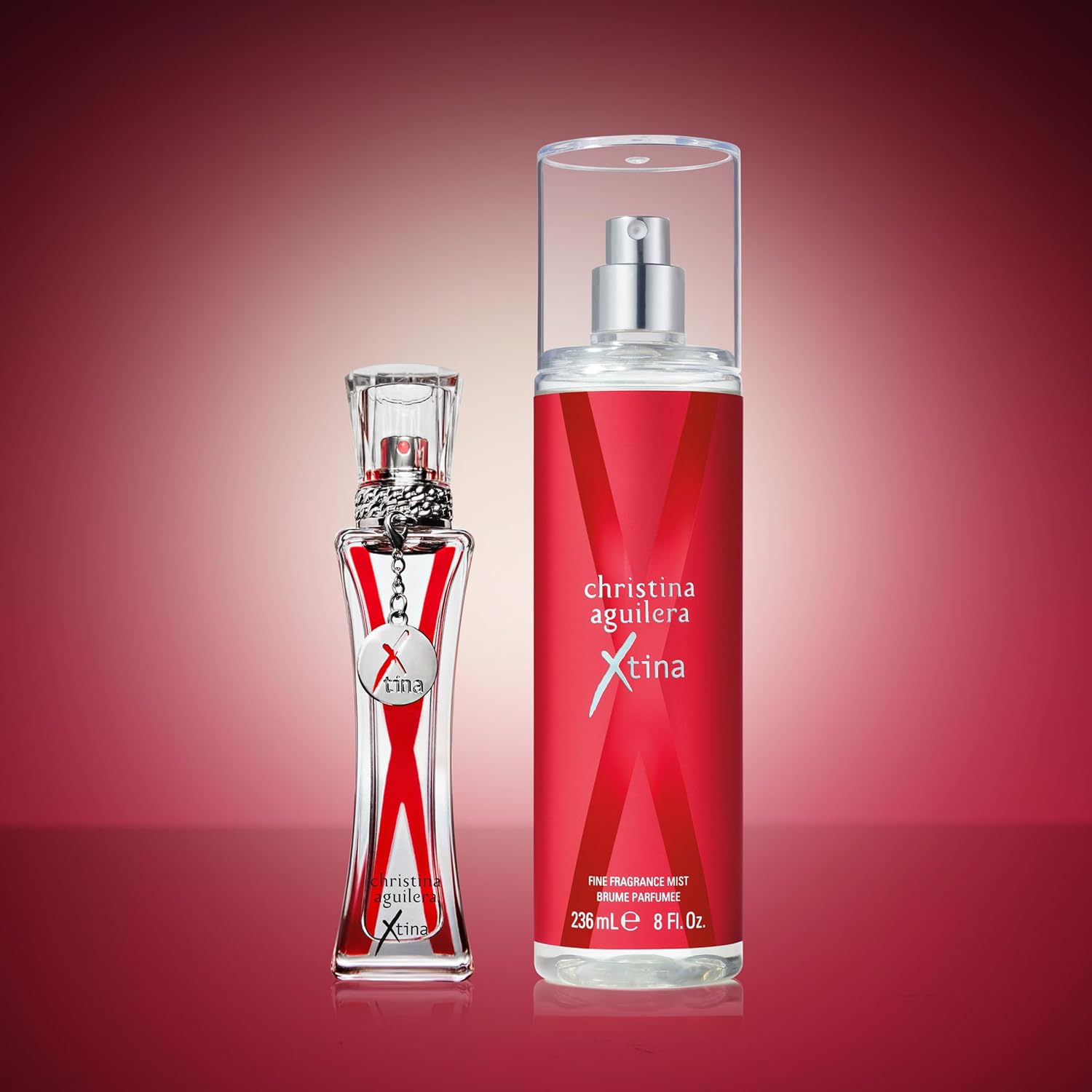 Christina Aguilera Xtina Fine Fragrance Mist, 236Ml, Floral Fruity Woody Fragrance, Perfumed Body Mist For Women