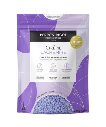 Cirepil - Cachemire - 800G / 28.22 Oz Beads Bag - Dermatologist Tested, Allergen-Free - Perfect For Sensitive Skin, Intimate Areas Or Beginners - Cashmere Wax Beads