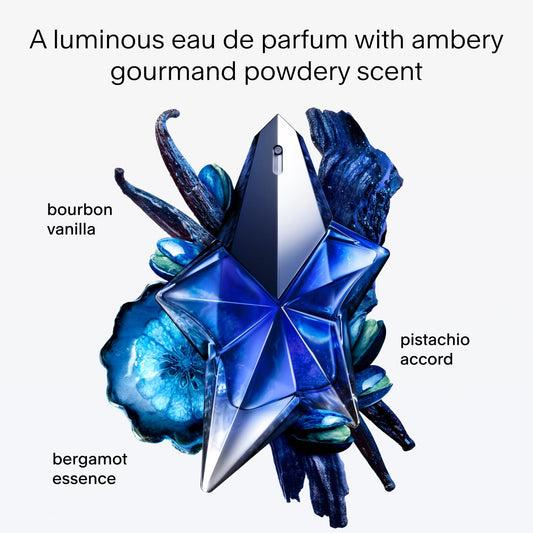 Mugler - Angel Stellar - Eau De Parfum - Womens Perfume - Ambery Gourmand - With Pistachio, Vanilla & Woody Accord