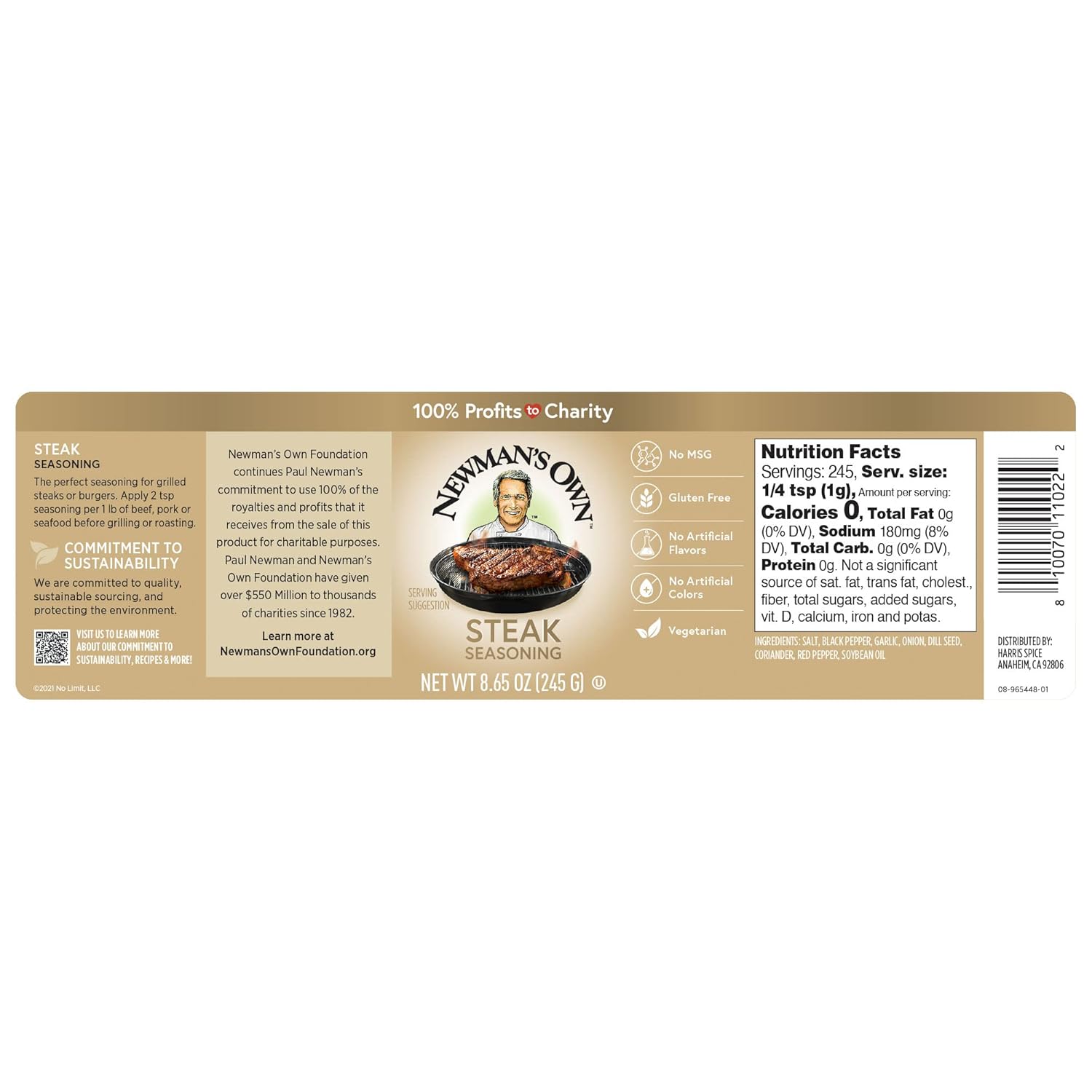 Newman's Own Chef's Bundle with Coffee BBQ Seasoning, Steak Seasoning, and Caribbean Jerk Seasoning : Grocery & Gourmet Food