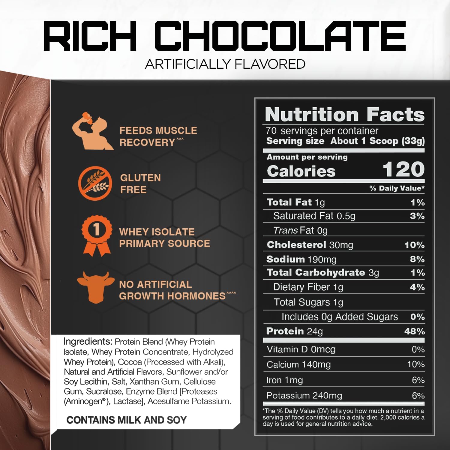 Rival Nutrition RIVALWhey Rich Chocolate