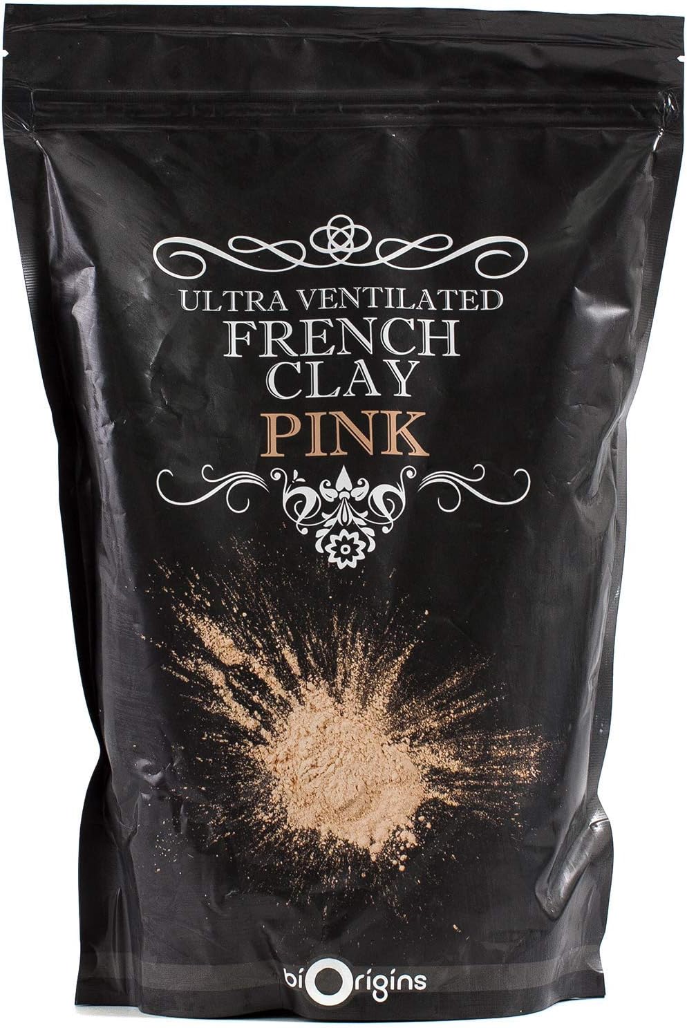 Mystic Moments | Pink Ultra Ventilated French Natural Clay 500g - Pure & Natural Vegan GMO Free : Amazon.co.uk: Home & Kitchen