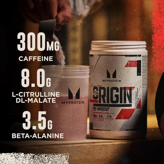 Myprotein Origin Stim Free Pre-Workout Powder - Sour Apples Flavour, Energy Booster, Fitness Supplement For Endurance And Strength, Zero Caffeine, Pre-Workout - 600G