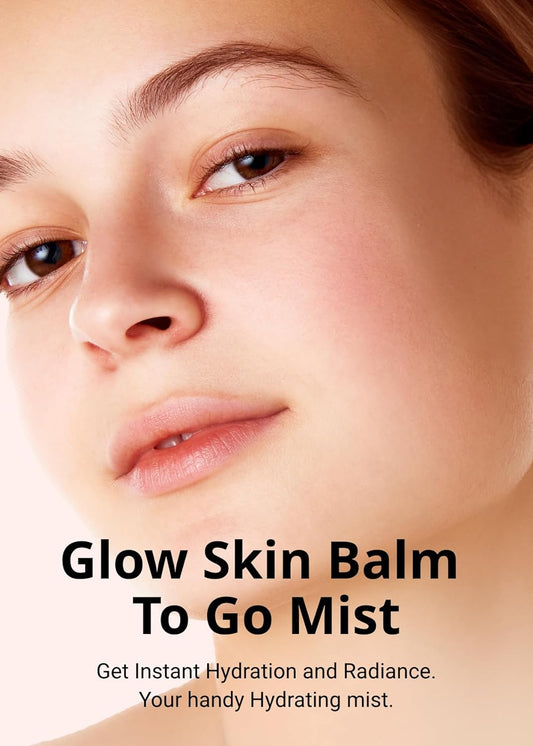 Missha Glow Skin Balm To Go Mist, 4-In-1 Hydrating, Refreshing, Makeup-Enhancing, Portable Dewy Glow Spray