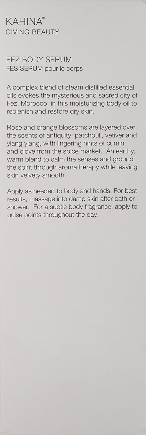Kahina Giving Beauty Body Serum, 6.7 Ounce By Kahina Giving Beauty