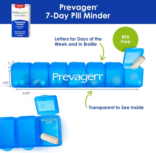 Prevagen Professional Formula 40Mg, 30 Capsules With Apoaequorin & Vitamin D And 7-Day Pill Minder