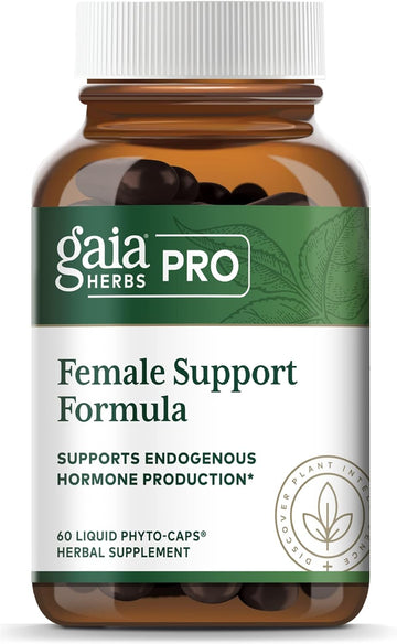 Gaia Herbs Pro Female Hormone Support - Menopause Supplement For Women - With Vitex, Black Cohosh & St. John’S Wort - 60 Vegan Liquid Phyto-Capsules (60 Servings)