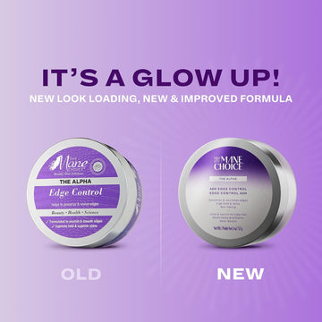 The Mane Choice The Alpha 48H Edge Control, 2 Oz, Smoothes & Nourishes Edges, Hair Gel For Coily, Wavy & Curly Hair, Infused With Pro-Vitamin B5, Aloe & Avocado Oil, Adds Brilliant Shine, Non-Flaking
