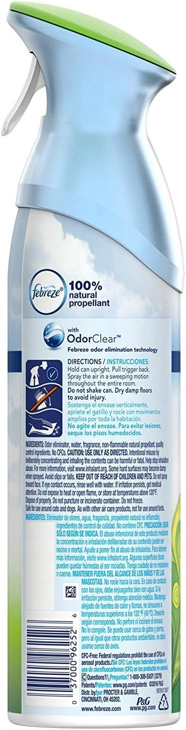 Febreze Air Refresher, Gain Original Scent with New OdorClear Technology, 8.8 Oz, Pack of 2 : Everything Else