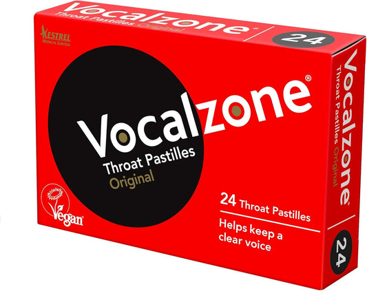 Vocalzone 3 Flavour Bundle + Free Tin! | Sore Throat Relief Pastilles | Multi-Pack (3 X 24)