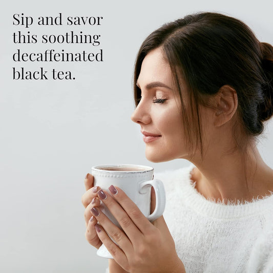 The Republic Of Tea Decaf Mango Ceylon Black Full-Leaf Loose Tea 3.5 Ounce Tin | Steeps 50 Cups