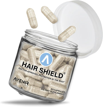Hair Shield | Hair Skin And Nails Vitamins For Hair Growth And Stronger Nails, Biotin Vitamins With Calcium & Zinc For Women And Men, 120 Capsules