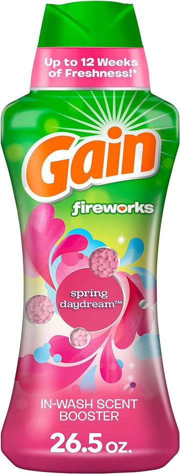 Gain Fireworks Laundry Scent Booster Beads, Spring Daydream, 26.5 fl oz, HE Compatible