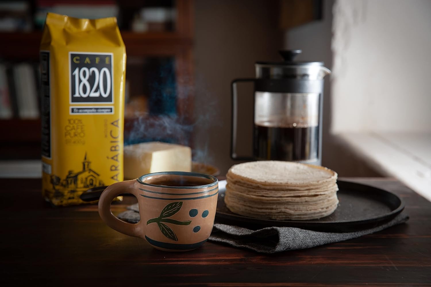 Café 1820 Classic, Premium Costa Rican Ground Coffee, 100% Arabica, Dark Roast, High Altitude Blend With Aroma & Fruity Notes, 32 Oz