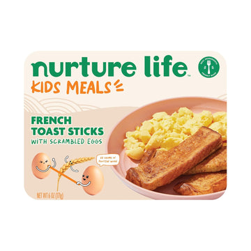 Nurture Life Kids Meals, French Toast Sticks, Healthy Toddler & Kid Food, Freshly Cooked, Made To Order, Ships In Refrigerated Box, Nutritious Toddler Meals, Ready To Eat School Lunch, Organic Focus