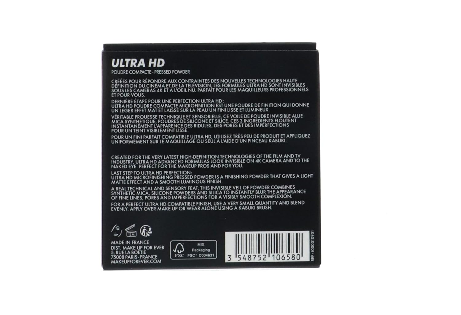 Ultra Hd Pressed Powder - 1 Translucent By Make Up For Ever For Women - 0.29 Oz Powder : Beauty & Personal Care