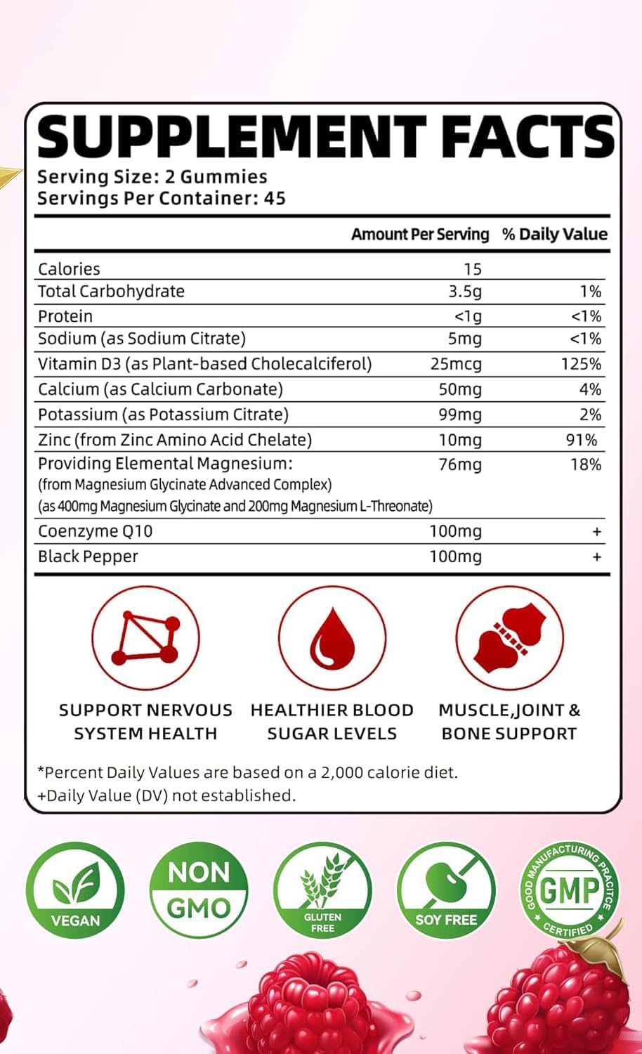 180 Count Potassium Magnesium Gummies Pineapple Flavor,Elderberry Flavor Potassium Magnesium Supplement