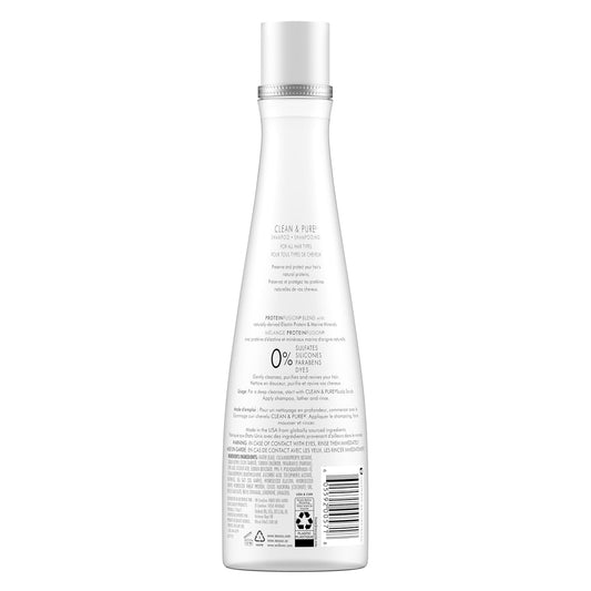 Nexxus Clean And Pure Clarifying Shampoo With Proteinfusion, For Nourished Hair Paraben-Free 13.5 Oz