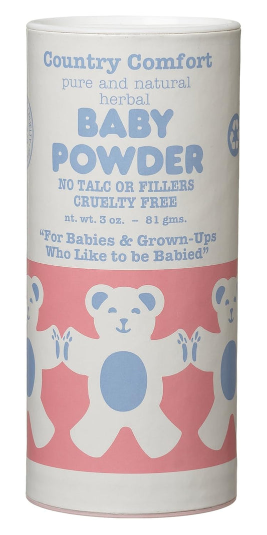 Country Comfort Pure & Natural Herbal Baby Powder, No Talc, 3 Oz : Baby