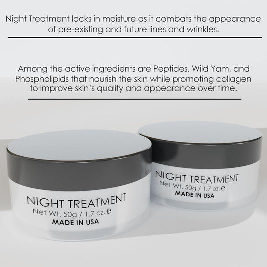 Bodyography Night Treatment Eye Serum - Reduces Dark Spots, Acne, Puffy Eyes & Wrinkles