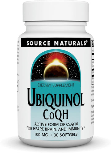 Source Naturals Ubiquinol Coqh - 100Mg, 30 Softgels