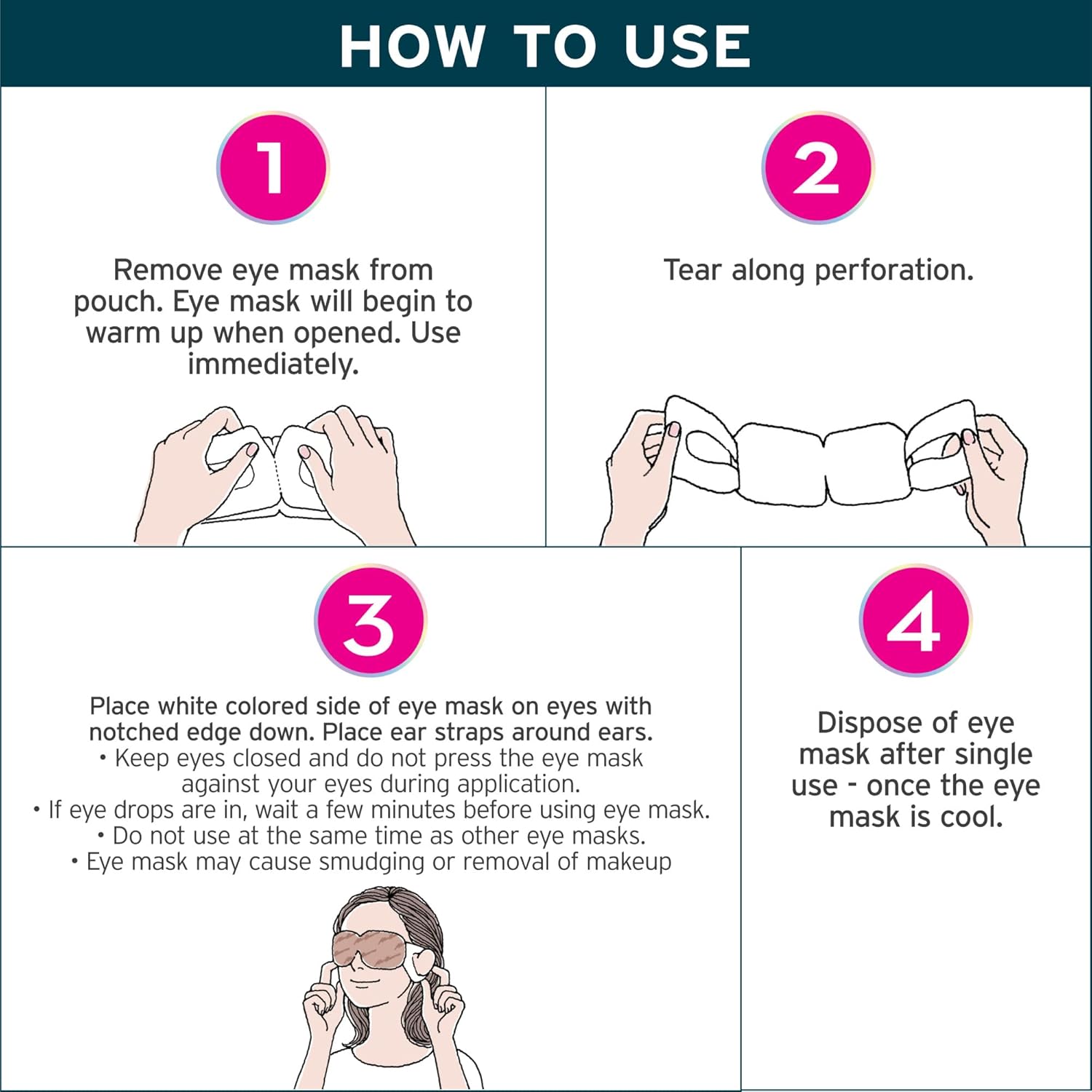 Megrhythm By Kao Gentle Steam Eye Mask, Citrus, Soothing Steam Eye Mask, Rejuvenates Eyes, Reduces Tension, 5 Count, Dermatologist And Ophthalmologist Tested : Beauty & Personal Care