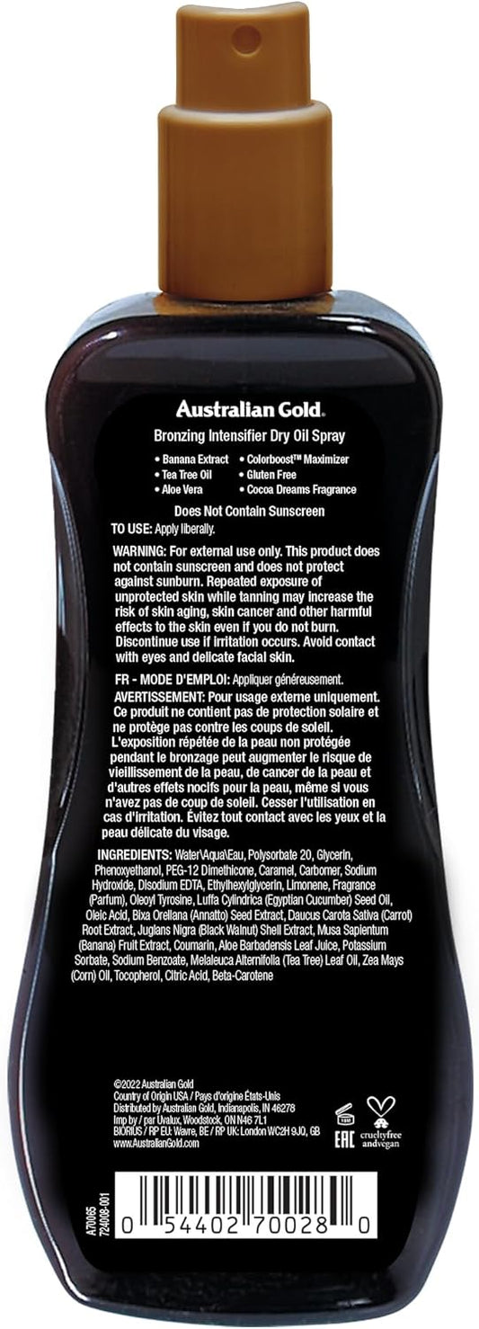 Australian Gold Bronzing Dry Oil Spray Intensifier 237 Ml