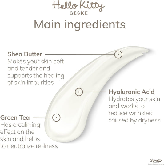 Geske Refresh & Revive Mask | Use With Hello Kitty Sonic Warm & Cool Mask | 24H Hydrating Face Mask With Avocado Oil & Vitamin E | Refreshing Formula | For Normal To Dry Skin | Vegan & Cruelty-Free