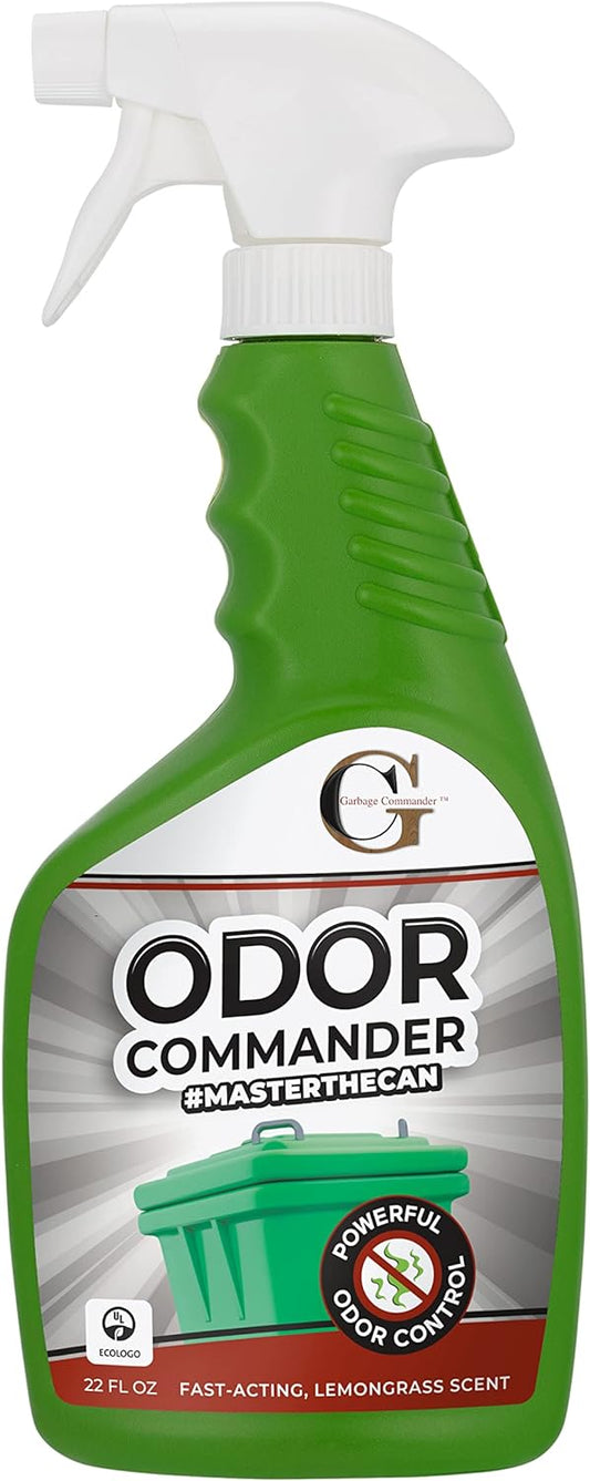 Odor Commander, Odor Control Spray Bottle, 22 Ounces, Lemongrass Scent