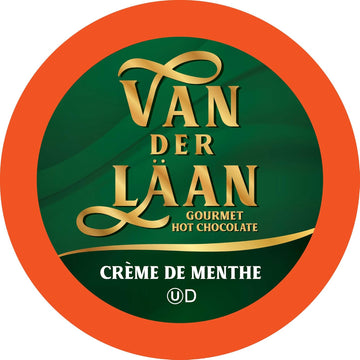 Van Der Laan Chocolate Hot Cocoa Pods, Crème De Menthe Gourmet Dutch Chocolate Compatible With K Cup Brewers Including 2.0, 40 Count