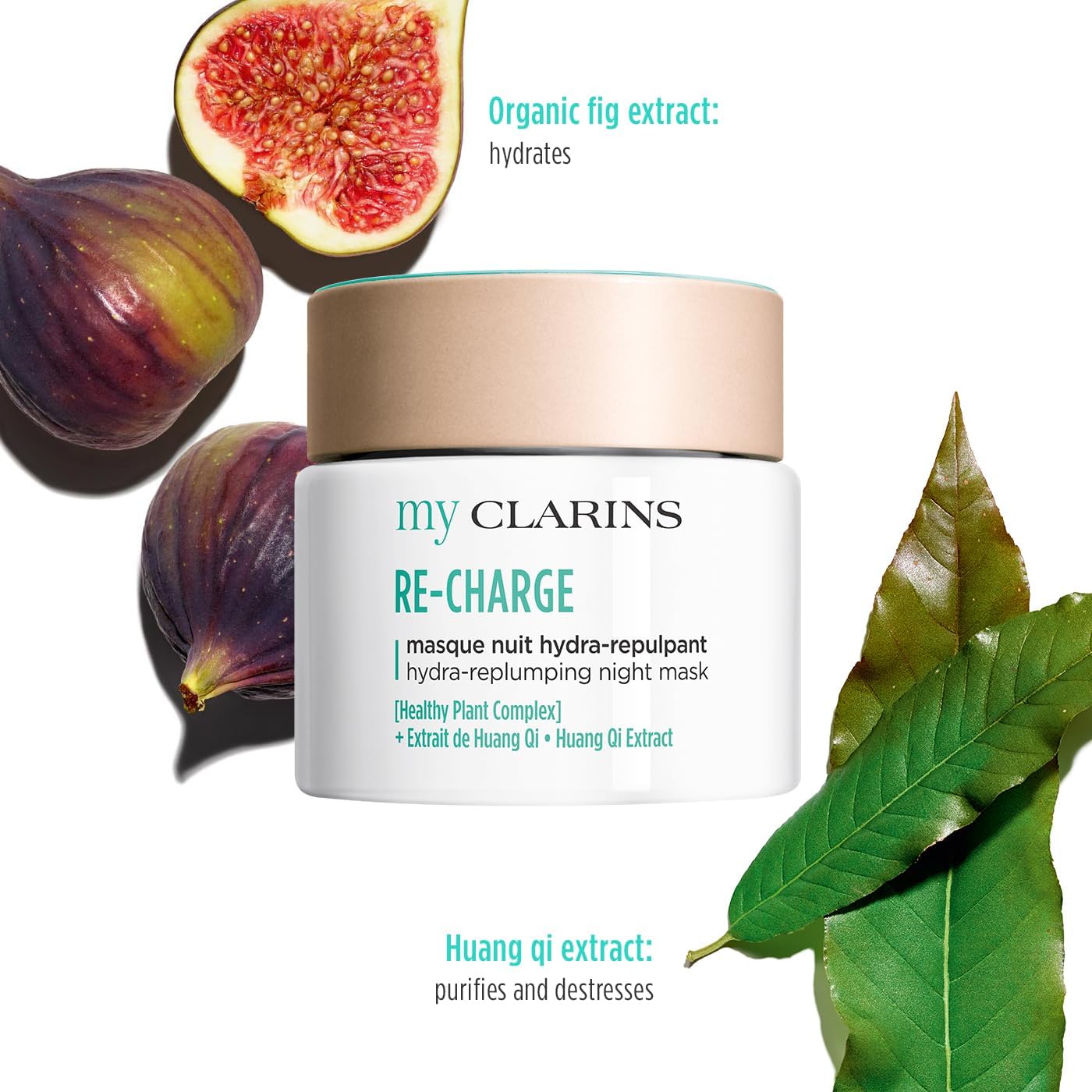 Clarins My Clarins RE-CHARGE Hydra-Replumping Night Mask 50ml : Amazon.co.uk: Beauty