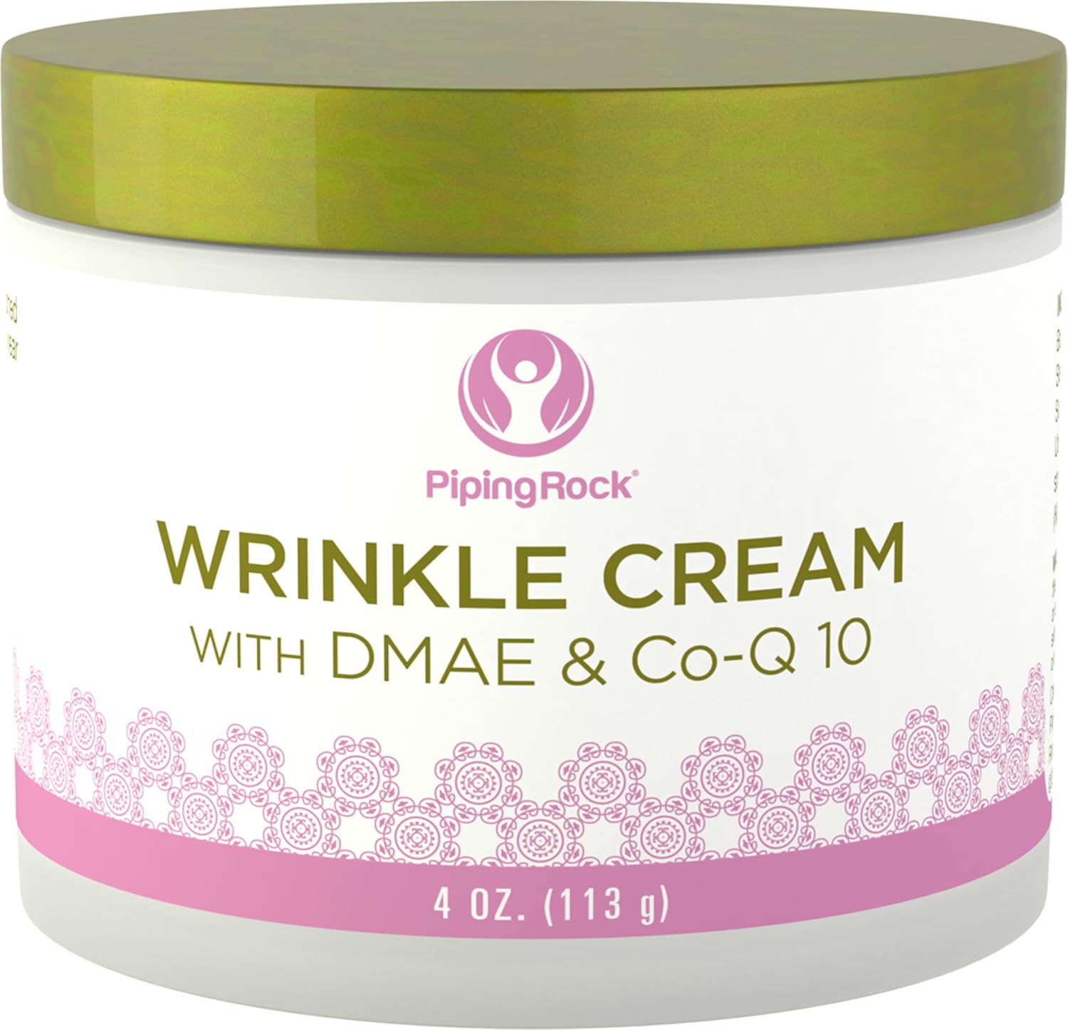 Piping Rock Wrinkle Cream for Face 4oz | with DMAE & CoQ-10 | Skin Care