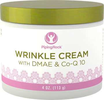 Piping Rock Wrinkle Cream for Face 4oz | with DMAE & CoQ-10 | Skin Care
