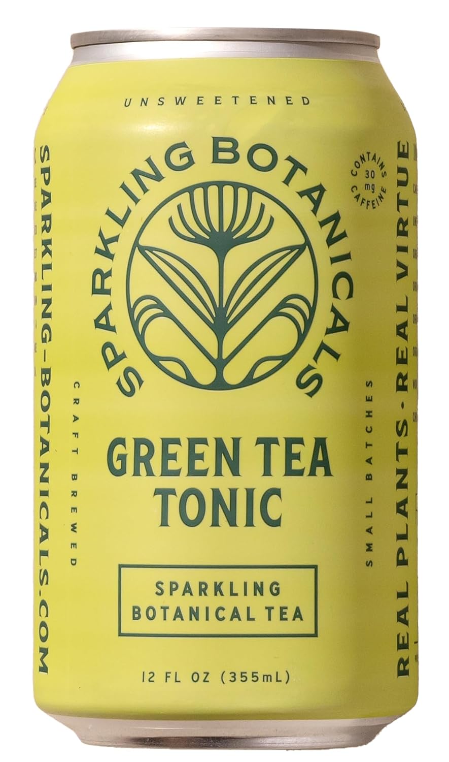 Sparkling Botanicals Green Tea Tonic 12 Pack