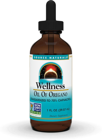 Source Naturals Wellness Oil of Oregano, Standardized to 70% Carvacrol* - 1 Fluid oz